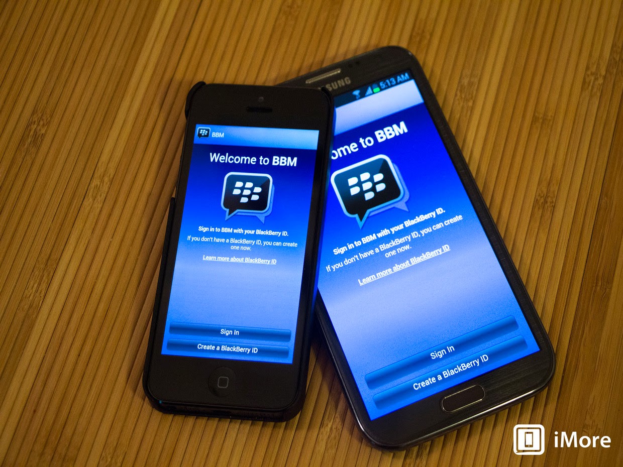 BlackBerry BBM for Android and iPhone