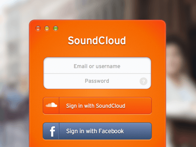 Soundcloud login
