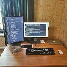 Coding Desk Setup